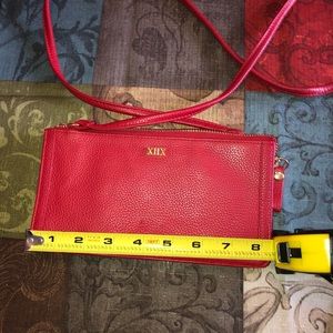Red Crossbody Wallet